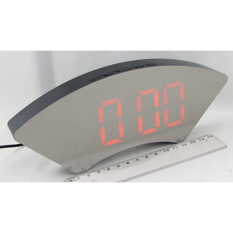Часы-будильник электронные DS-6096 (красные цифры)