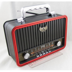 Радиоприемник M-D1907BT 4 band (FM/AM/SW) USB, SD встроен. аккум. ретро сетев./2R20 Радиоприемник M-D1907BT 4 band (FM/AM/SW) USB, SD встроен. аккум. ретро сетев./2R20