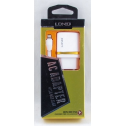 Сетевое зарядное устройство для IPHONE 5 1A AC-50-IP 1м, 1USB LDNIO