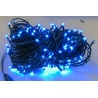 Гирлянда 30м (6мм) светод. голубые (черный шнур) V6-30MBW