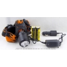 Фонарь головной HT-193-4 (2 ярк.+ 2акк.+ЗУ) 3реж. (зелен.+ бел.) zoom 
