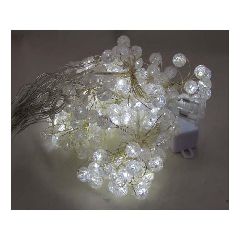 Гирлянда 200 14мм (шторки) теплые белые 3*2м