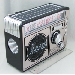 Радиоприёмник XB-110BTS 3 band (FM/AM/SW) USB, SD, аккум. 18650, фонарь, Bluetooth 