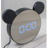Часы-будильник электронные DS-6095 (белые цифры)