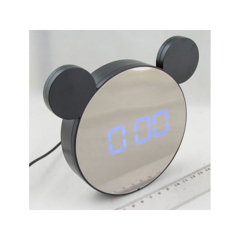 Часы-будильник электронные DS-6095 (синие цифры)