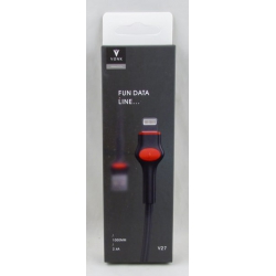 Кабель LIGHTNING 1м V-27-IP VONK в короб. черный