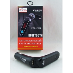 MP3 модулятор авто BT-G6 FM/USB/TF/AUX 3,5mm