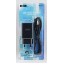 Сетевое зарядное устройство с кабелем LIGHTNING 2,1A MR-21-IP5 черное 1,2м, 1USB