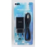 Сетевое зарядное устройство с кабелем LIGHTNING 2,1A MR-21-IP5 черное 1,2м, 1USB