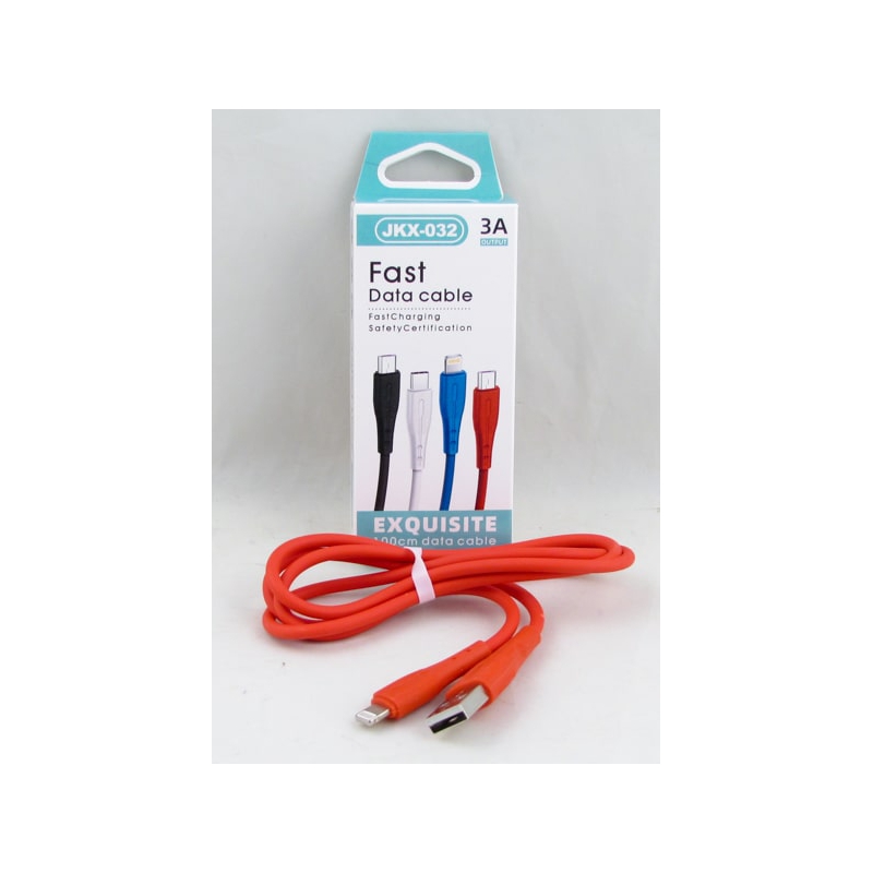 Кабель LIGHTNING 1м JKX-032-IP 3A в короб.