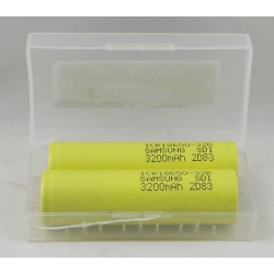 Аккумулятор для фонарика №18650 3200mA SAMSUNG промышленные (по 2шт) желтые