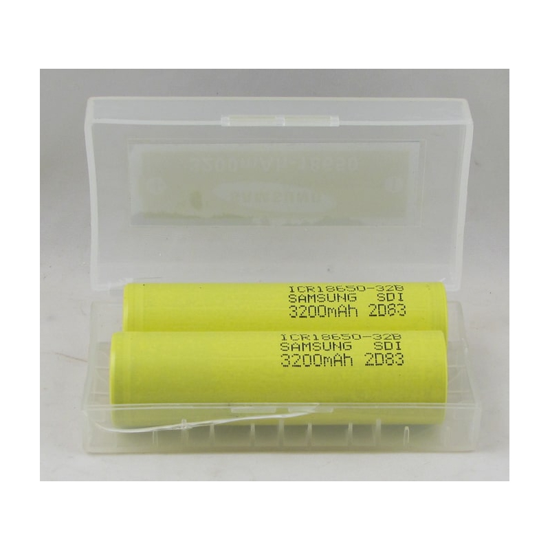 Аккумулятор для фонарика №18650 3200mA SAMSUNG промышленные (по 2шт) желтые