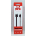 Кабель LIGHTNING 1м MR-18-IP 2,4A черный