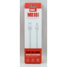 Кабель LIGHTNING 1м MR-18-IP 2,4A белый