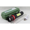 Фонарь светодиодный FL-155 (1 мощ.+1 больш., акк.+  шнур microUSB) zoom