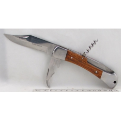 Нож HF-2 штопор, открывалка, раскладной, деревянная ручка МИЧМАН