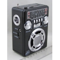 Радиоприёмник XB-332BT (FM/AM/SW) SD, USB (встроен. аккум., microUSB) фонарь, Bluetooth