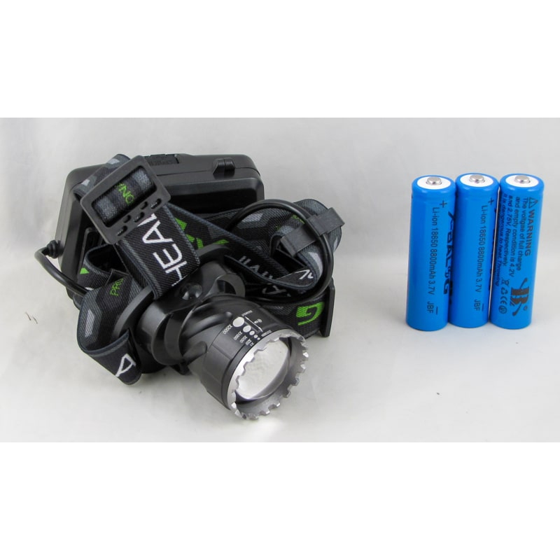 Фонарь головной BL-T24-P160 (1 ярк.+ 3акк.+ microUSB) zoom