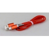 Кабель LIGHTNING 1м M-5-IP красный