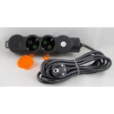 Сетевой удлинитель 2роз.+ 2USB CP-6613 3м с защитой от детей, с выключателем