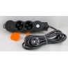 Сетевой удлинитель 2роз.+ 2USB CP-6613 3м с защитой от детей, с выключателем