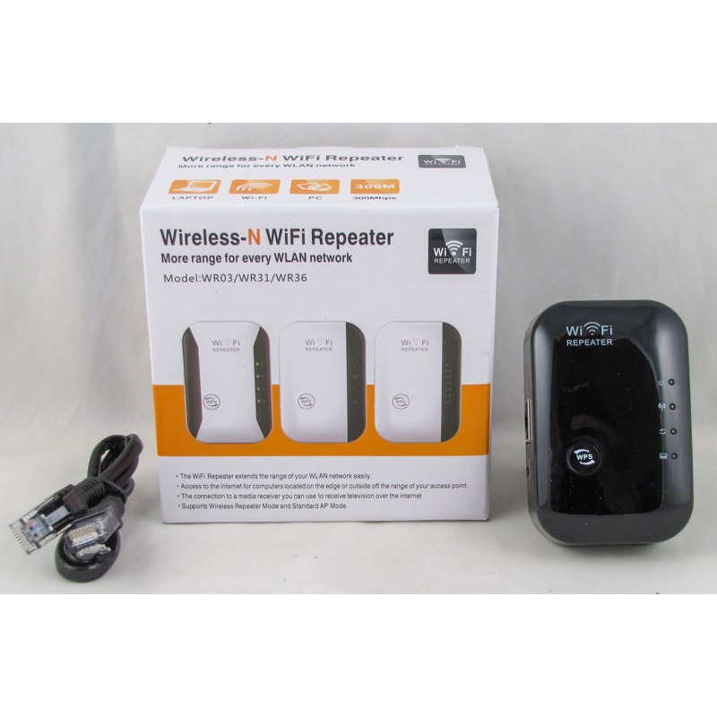 WiFi усилитель LV-WR03(4119) 220V 300 Мбит/с 802.11В черный