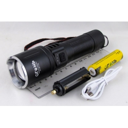 Фонарь светодиодный H-167-TG (1 мощ., акк.+ шнур TYPE-C) zoom