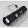 Фонарь светодиодный FA-2005A-P60 (1 мощ.+ акк.+ USB) 3 реж. zoom