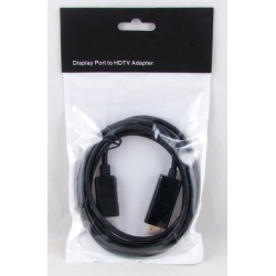 Кабель-переходник DisplayPort-M - HDMI-M H-99 (шнур 1,8м) 