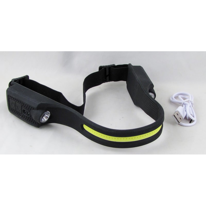 Фонарь головной HYD-T2202 (1 больш.+1 ярк, встроен. аккум., шнур TYPE-C ) бесконтактный ??