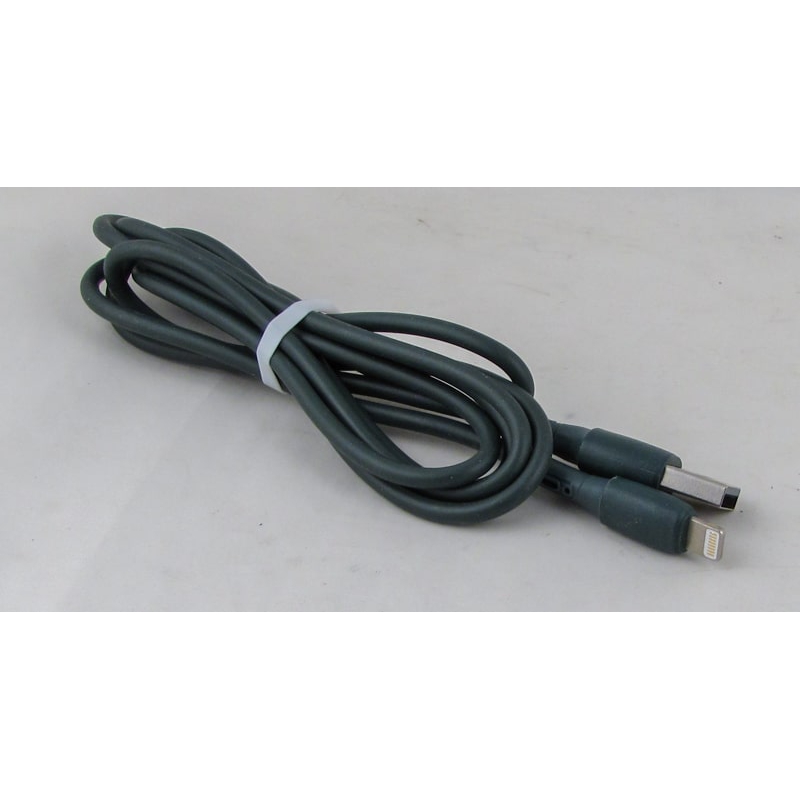 Кабель LIGHTNING 1,5м G-06B-IP силиконовый зеленый