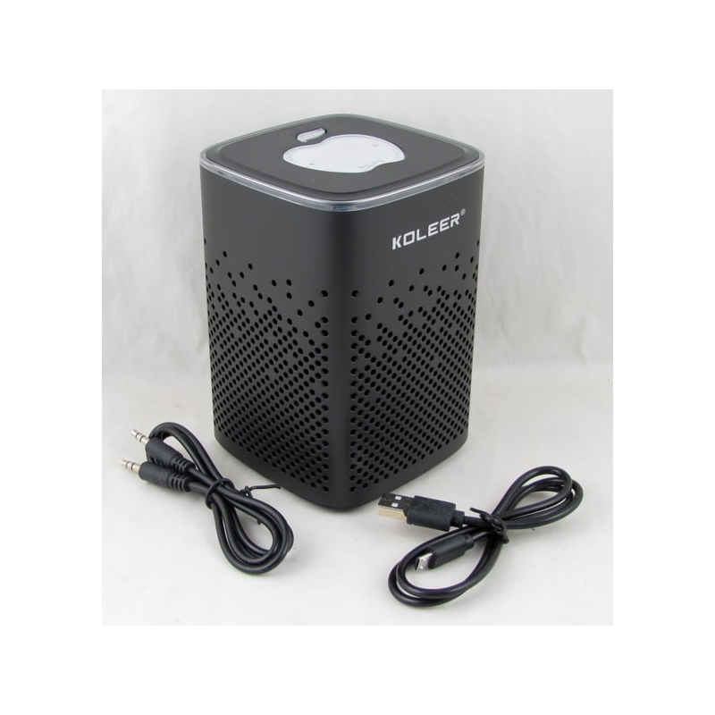 Колонки MP3 с FM-прием., USB, SD S-818 черная Bluetooth
