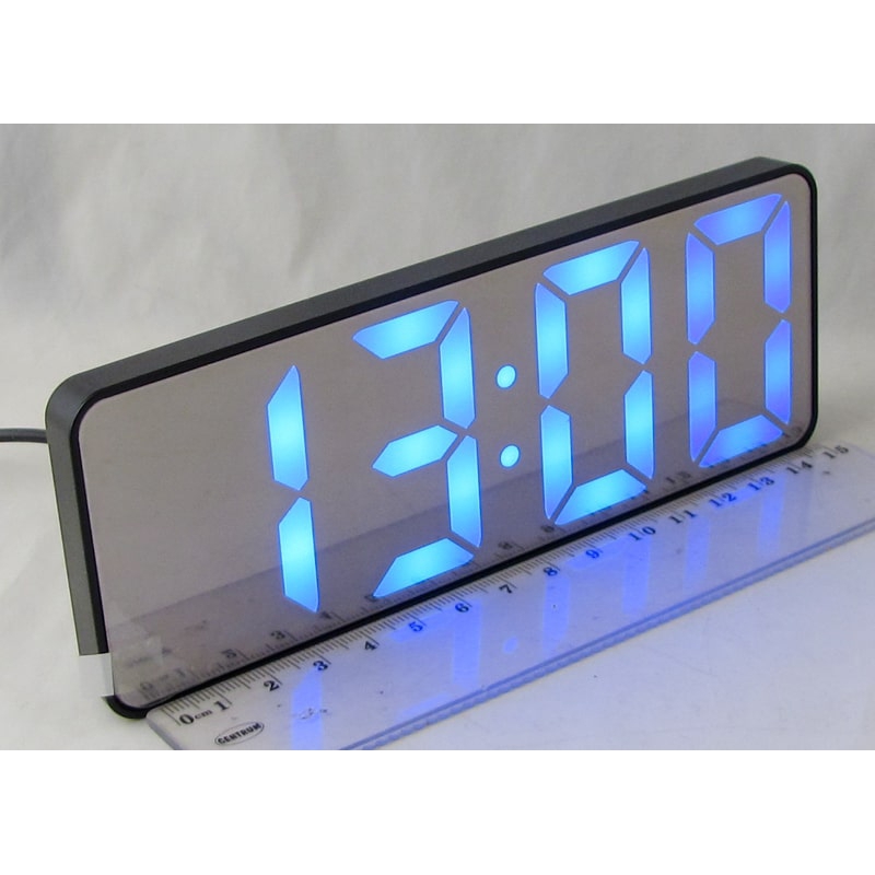 Часы-будильник электронные VST-898-5 (синие циф.)