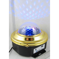 Светодиодный диско шар MB-6 сетевой, MP3, пульт, Bluetooth