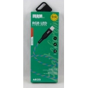 Кабель LIGHTNING 1м MR-35-IP 3,1A  светящийся