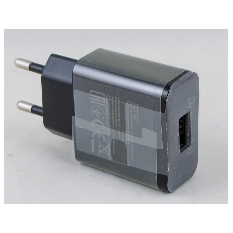 Сетевое зарядное устройство 5V/9V 2A, 12V 1,6A 1USB N-99 черный 3.0 быстрая зарядка