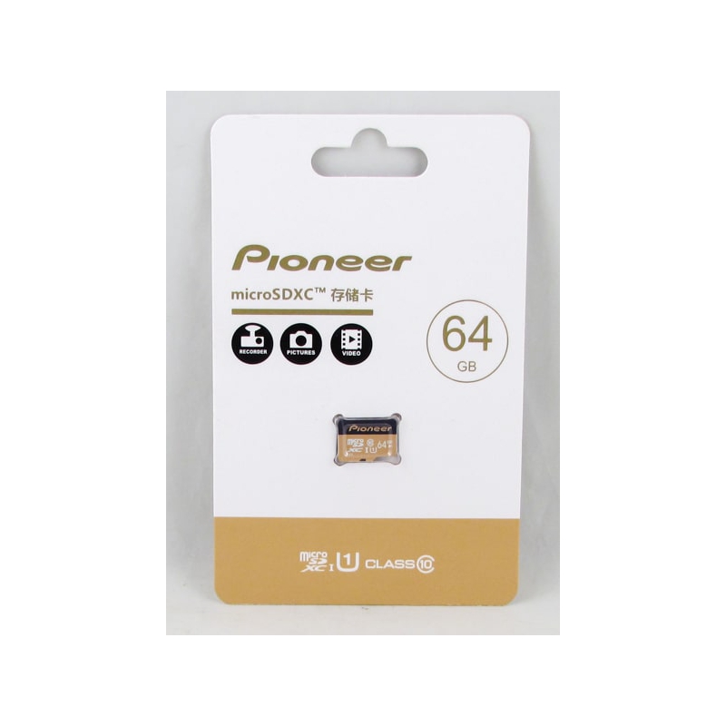 Карта памяти microSD Pioneer 64Gb класс 10
