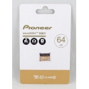 Карта памяти microSD Pioneer 64Gb класс 10