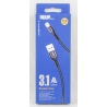Кабель LIGHTNING MR-31-IP 3,1A 1м черный в короб. 