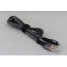 Кабель LIGHTNING MR-34-IP 2,4A 1м серый плоский тканевый