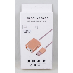 Внешняя звуковая карта Z-50 USB 7.1
