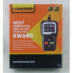 Сканер автомобильный диагностический KW680 черный