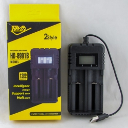 Зарядное устройство для 2акк. 26650/18650/14500 LP-8090 от USB с экраном