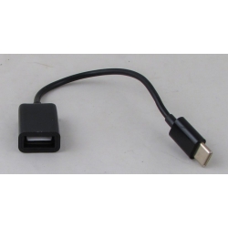 Переходник TYPE-C - USB 15см OTG KY-105 черный