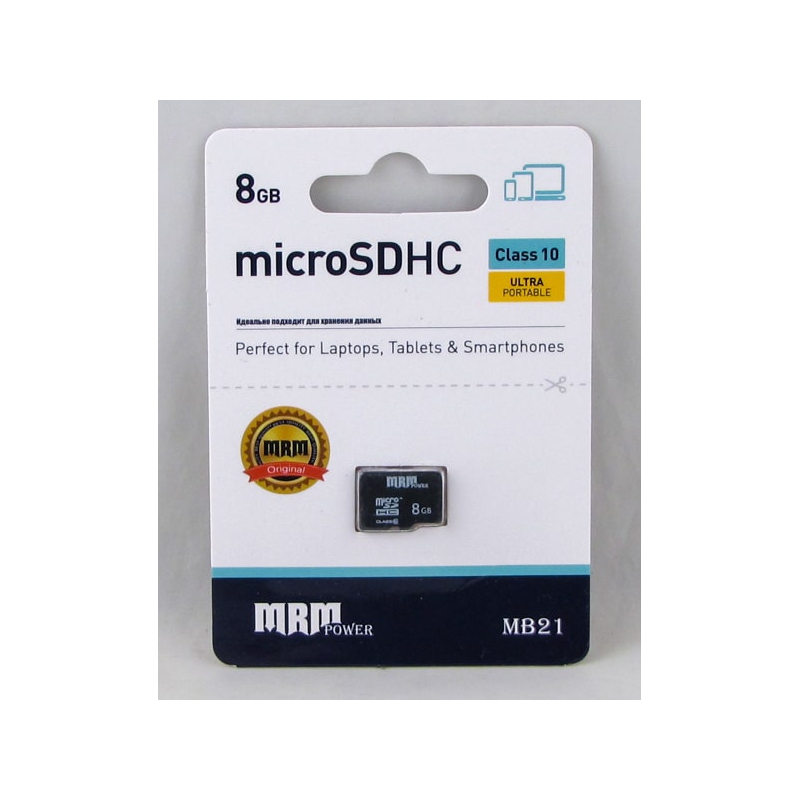 Карта памяти microSD MRM MB-21 8Gb 10Mb/s класс 10