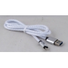 Кабель LIGHTNING MR-27-IP 2,4A 1м белый тканевый