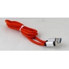Кабель LIGHTNING MR-27-IP 2,4A 1м красный тканевый