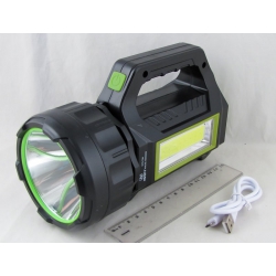 Фонарь аккумуляторный HYD-T95 (1 ярк. + 1 больш., акк., шнур microUSB) ??