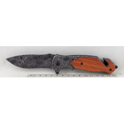 Нож 523 (SK-523) раскладной с дерев. ручкой