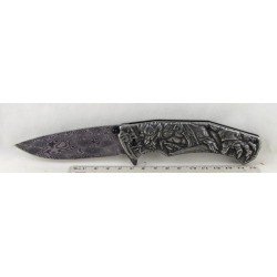 Нож 506 (SK-506) раскладной метал. ручка